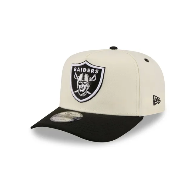 Las Vegas Raiders Déclaration Dos Chrome Blanc 9FIFTY A-Frame Snapback Hat