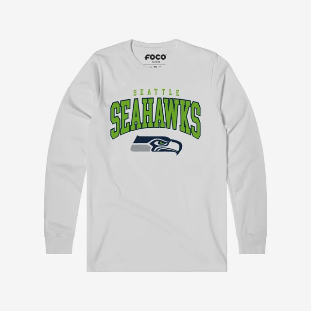 Seattle Seahawks T-shirt à manches longues avec logo classique