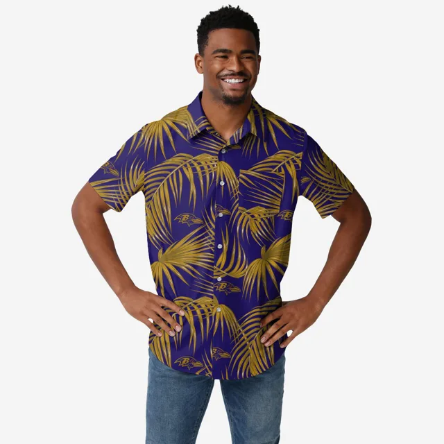 Baltimore Ravens Chemise boutonnée hawaïenne