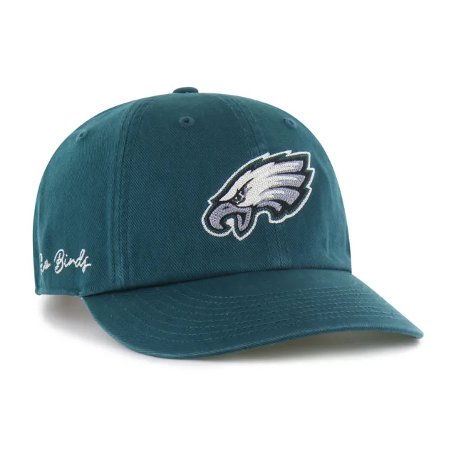 Philadelphia Eagles POINT CÔTÉ CHAÎNE '47 NETTOYAGE VISIÈRE RONDE