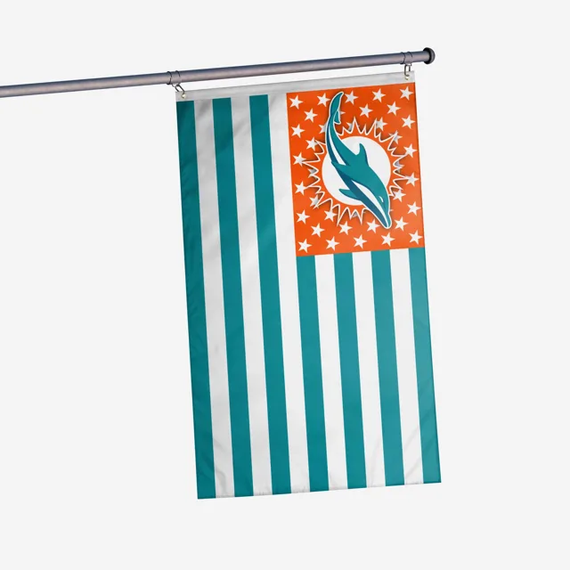 Miami Dolphins Drapeau horizontal des étoiles américaines