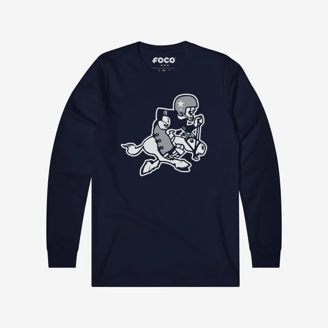 Dallas Cowboys 1966 T-shirt à manches longues avec logo rétro