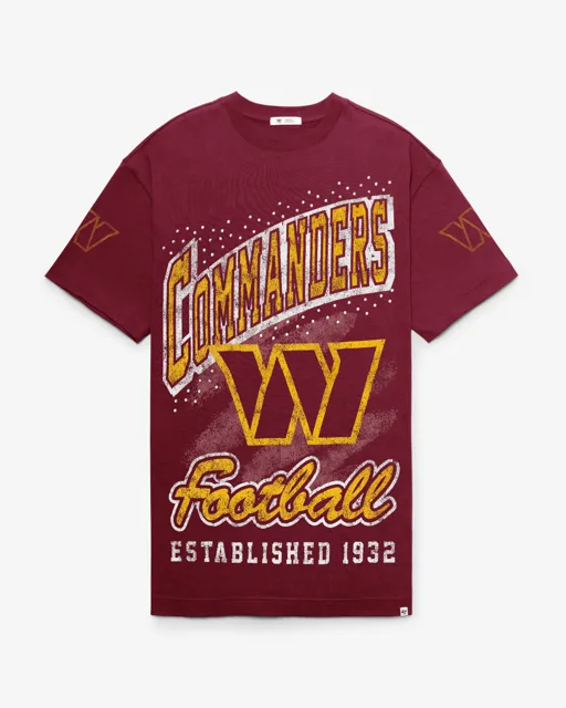 Washington Commanders ROBE T-SHIRT GEMSTONE SWASH '47 FEMME
