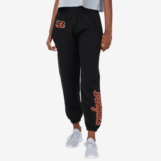 Cincinnati Bengals Pantalon de survêtement couleur équipe avec mot-symbole pour femmes