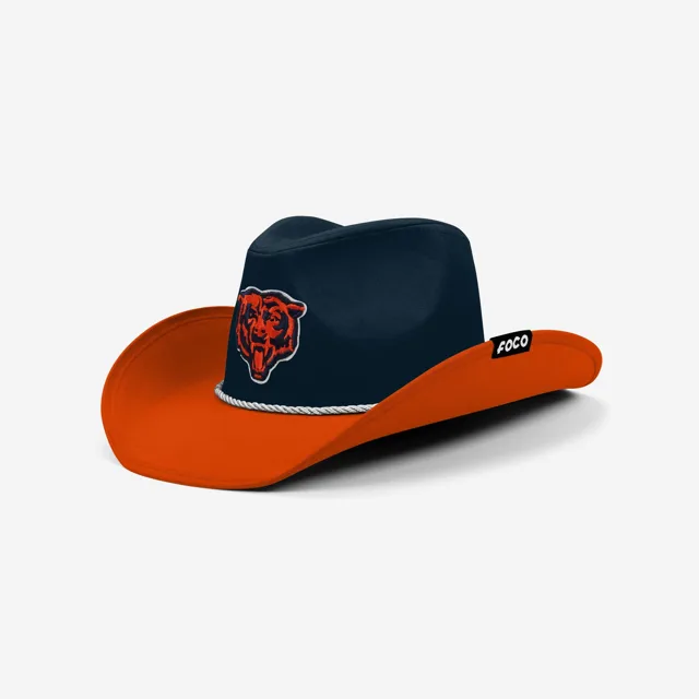 Chicago Bears Chapeau de cowboy bicolore