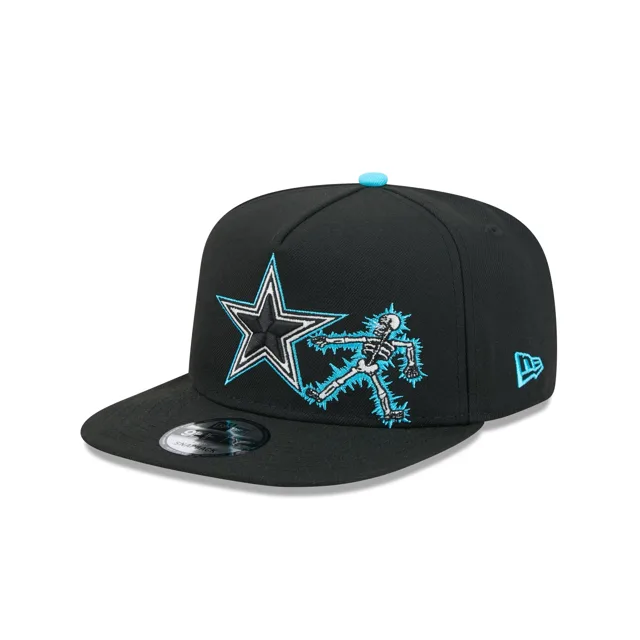 Dallas Cowboys Casquette Snapback à cadre en A avec squelette à choc électrique 9FIFTY