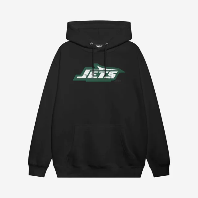 New York Jets Sweat à capuche avec logo rivet