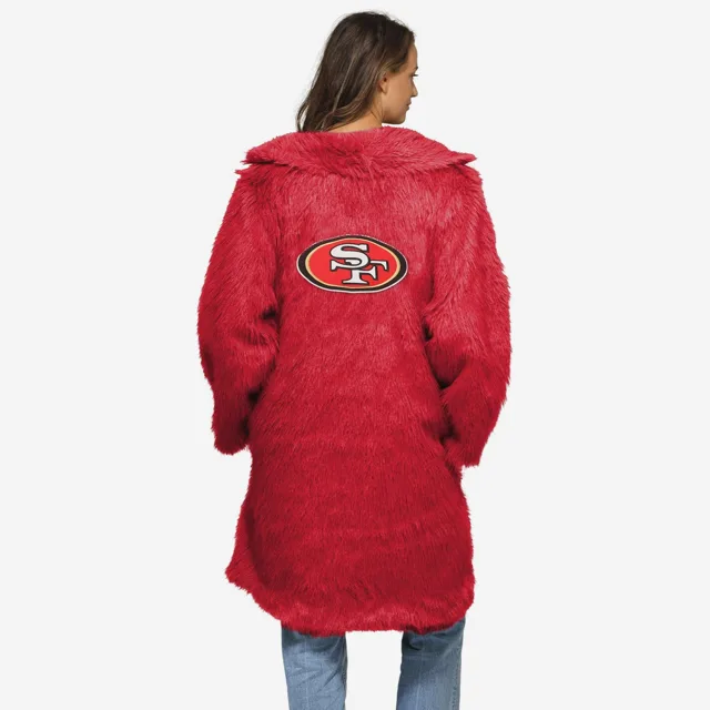 San Francisco 49ers Veste longue en fausse fourrure