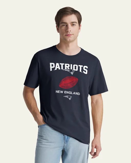 New England Patriots PLAY BLOCK '47 TEE QUOTIDIEN