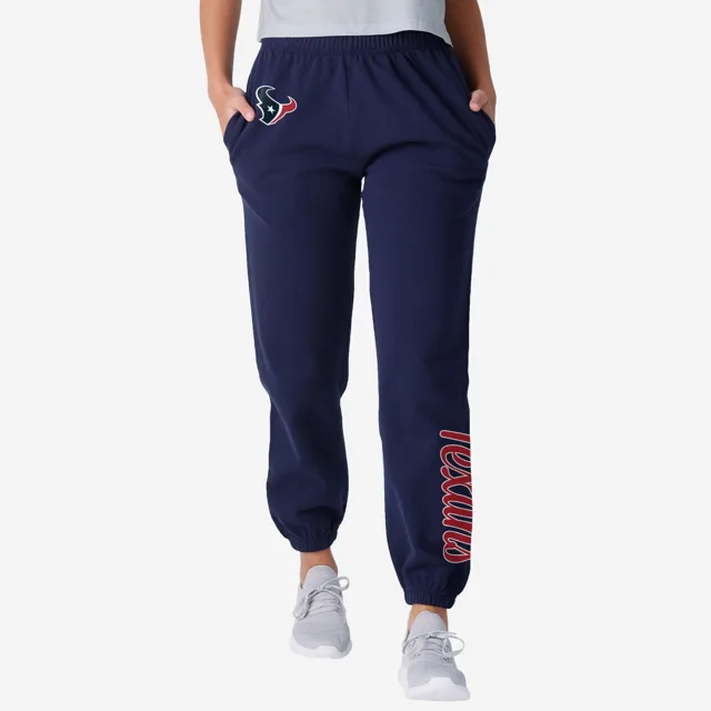 Houston Texans Pantalon de survêtement couleur équipe avec mot-symbole pour femmes