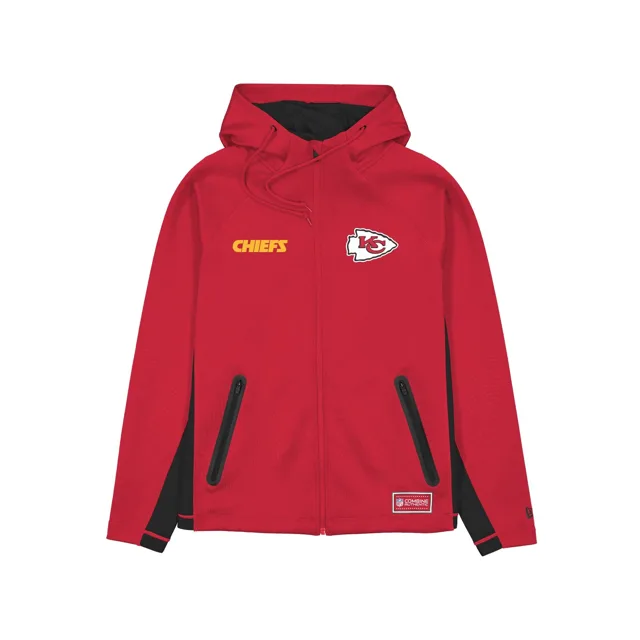 Kansas City Chiefs Combine Sweat à capuche entièrement zippé