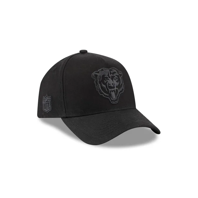 Chicago Bears Chapeau ajusté en toile cirée noire 59FORTY A-Frame