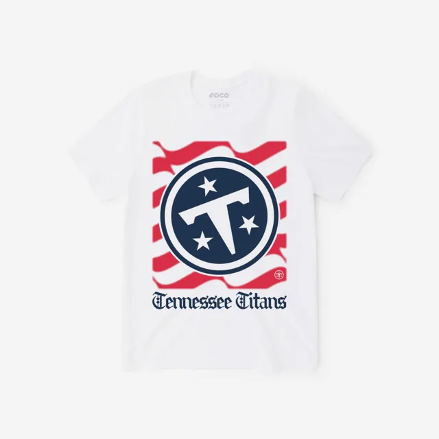 Tennessee Titans T-shirt avec le mot-symbole du patrimoine américain