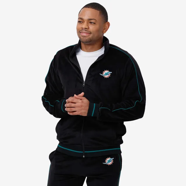 Miami Dolphins Haut zippé en velours