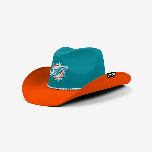 Miami Dolphins Chapeau de cowboy bicolore