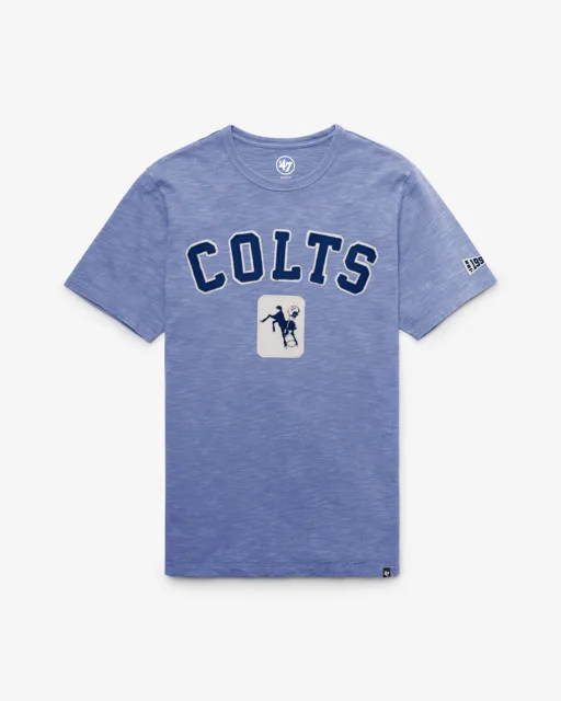 Indianapolis Colts HISTORIQUE SEYMOORE BIEN USÉ '47 HEAVY SLUB TEE