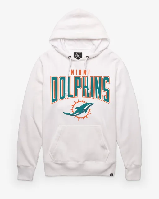 Miami Dolphins ÉLÉMENTS DE L'ÉQUIPE ARCH '47 HEADLINE HOOD