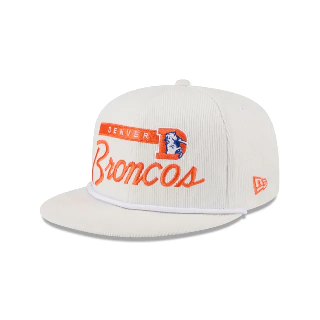 Denver Broncos Corde en velours côtelé 9FIFTY Snapback Hat