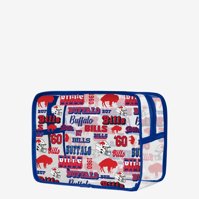 Buffalo Bills Répéter Trousse à maquillage transparente à imprimé rétro