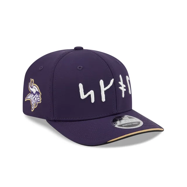 Minnesota Vikings 2026 Rivalries 9SEVENTY Chapeau extensible à bouton-pression