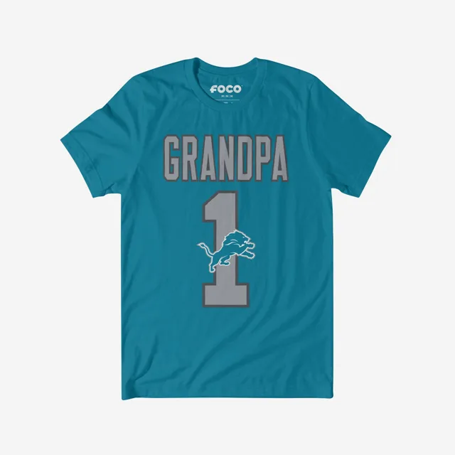 Detroit Lions T-shirt grand-père numéro 1