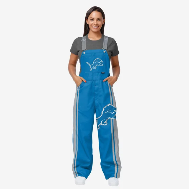 Detroit Lions Salopette à bretelles Team Stripe pour femme