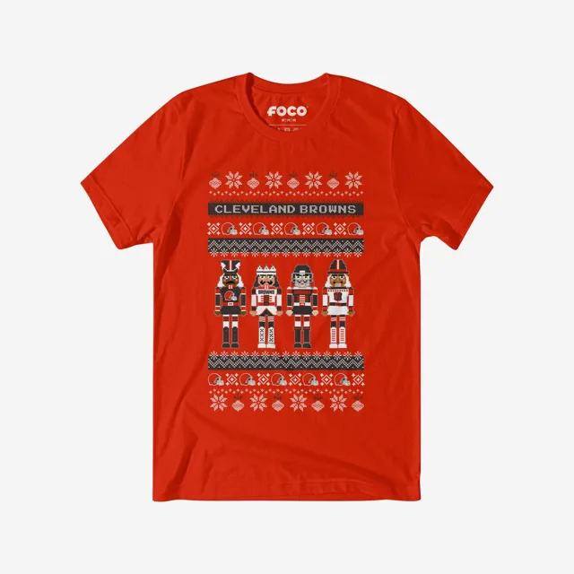 Cleveland Browns T-shirt pull casse-noisette des fêtes