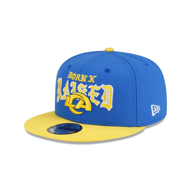 Born x Raised x Los Angeles Rams Casquette Snapback bicolore 9FIFTY