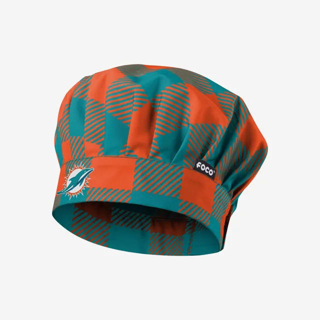 Miami Dolphins Toque de chef à carreaux