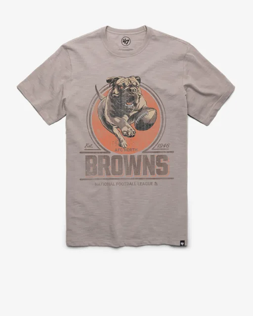 Cleveland Browns EMBLÈME HISTORIQUE MARQUE '47 SCRUM TEE