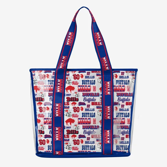 Buffalo Bills Répétez l'impression rétro Sac fourre-tout transparent