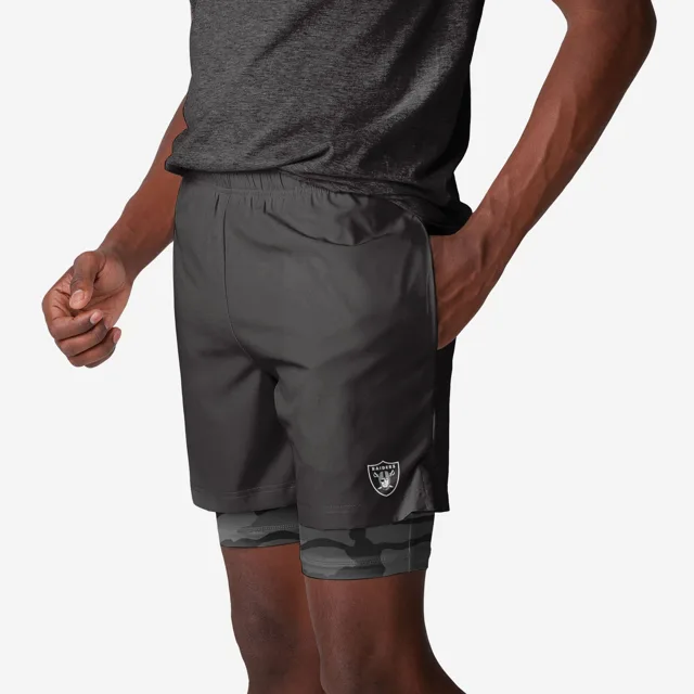 Las Vegas Raiders Team Color Camo Liner Short