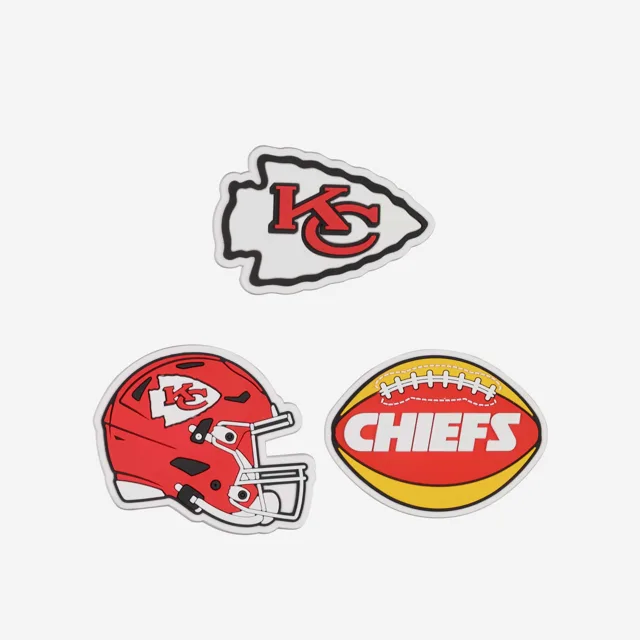 Kansas City Chiefs Lot de 3 breloques fourre-tout pour hayon