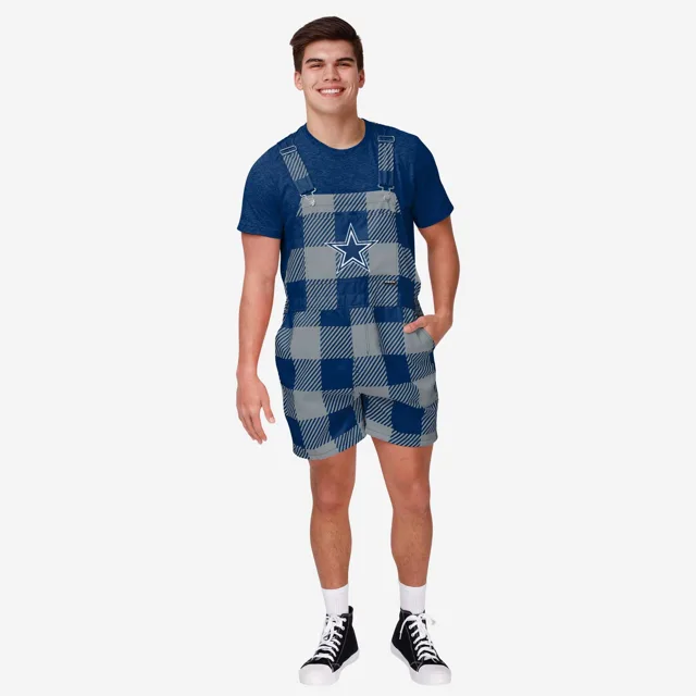 Dallas Cowboys Cuissard à bretelles à carreaux pour hommes