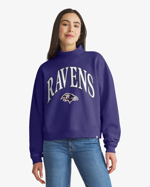 Baltimore Ravens PULL À COL MONTANT VANTAGE '47 POUR FEMME