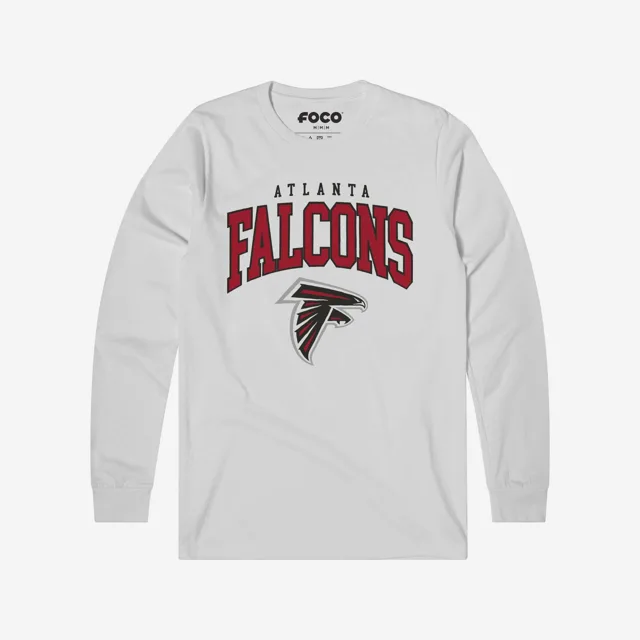 Atlanta Falcons T-shirt à manches longues avec logo classique