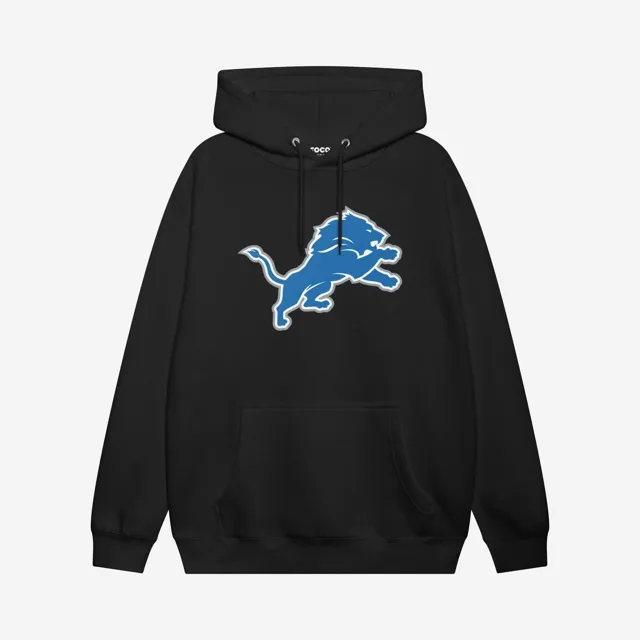Sweat à capuche avec logo principal Detroit Lions