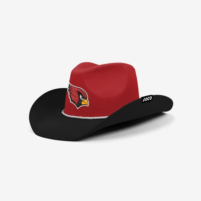 Arizona Cardinals Chapeau de cowboy bicolore