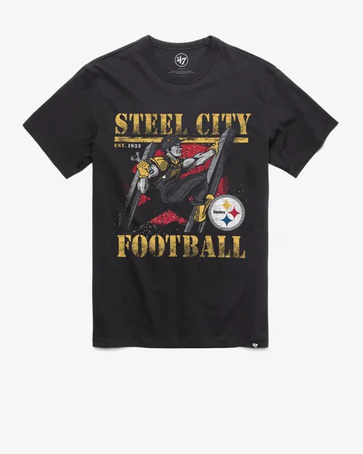 T-shirt Pittsburgh Steelers RÉGIONAL '47 FRANKLIN