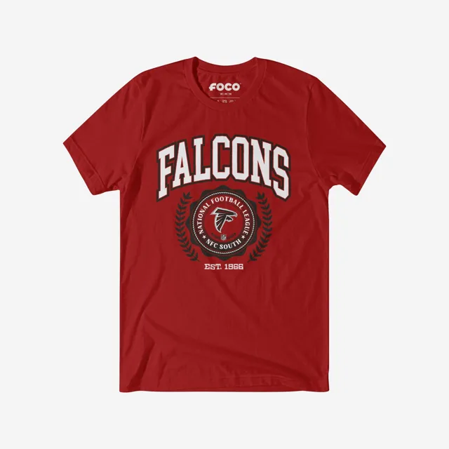 T-shirt à écusson de l'équipe Atlanta Falcons