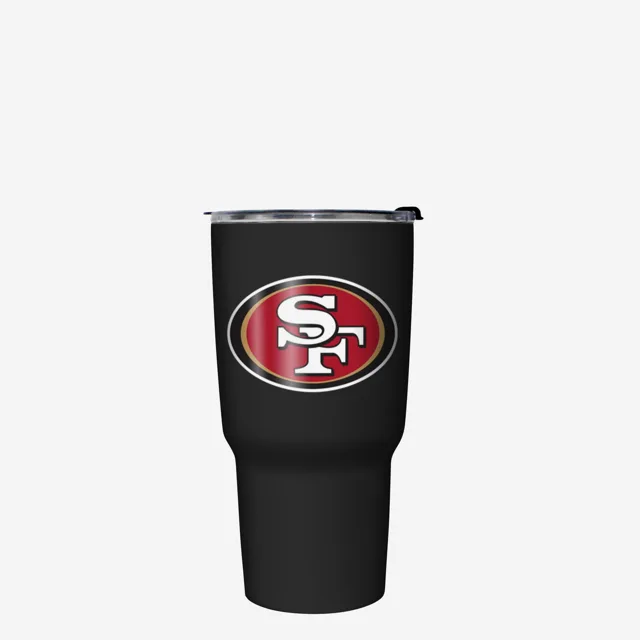 San Francisco 49ers Super Bowl LVIII Gobelet en acier inoxydable noir 27 oz