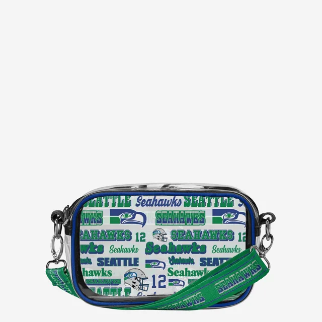 Seattle Seahawks Répéter Sac à bandoulière transparent à imprimé rétro