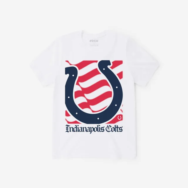Indianapolis Colts T-shirt avec le mot-symbole du patrimoine américain