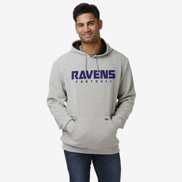 Baltimore Ravens Sweat à capuche tissé gris
