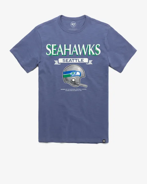 Seattle Seahawks T-shirt SCRUM HISTORIQUE LONGUE DURÉE '47