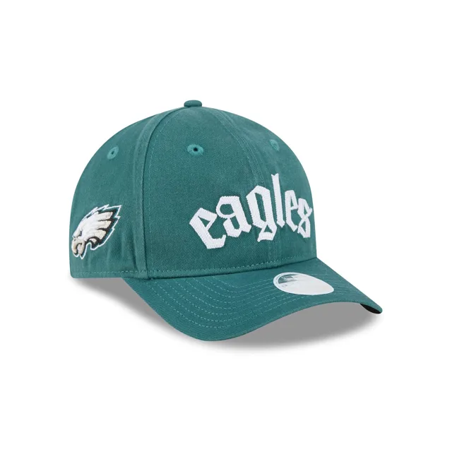 Philadelphia Eagles Gothic Font Casquette Snapback 9FORTY M-Crown pour femmes