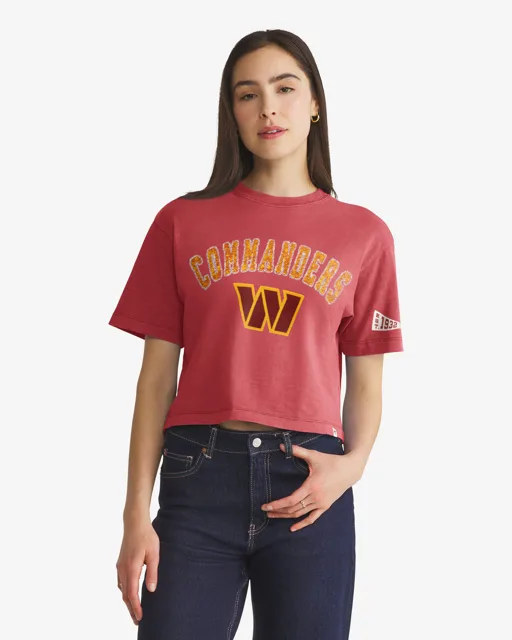 Washington Commanders ELMORE BIEN PORTÉ '47 HEAVY SLUB TEE FEMME
