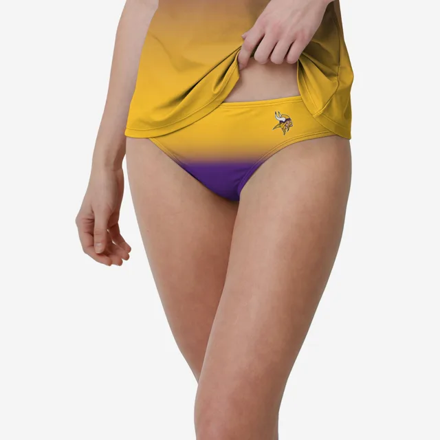 Minnesota Vikings Bas de bikini dégradé Gametime pour femme