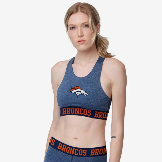 Denver Broncos Soutien-gorge de sport statique couleur équipe pour femmes