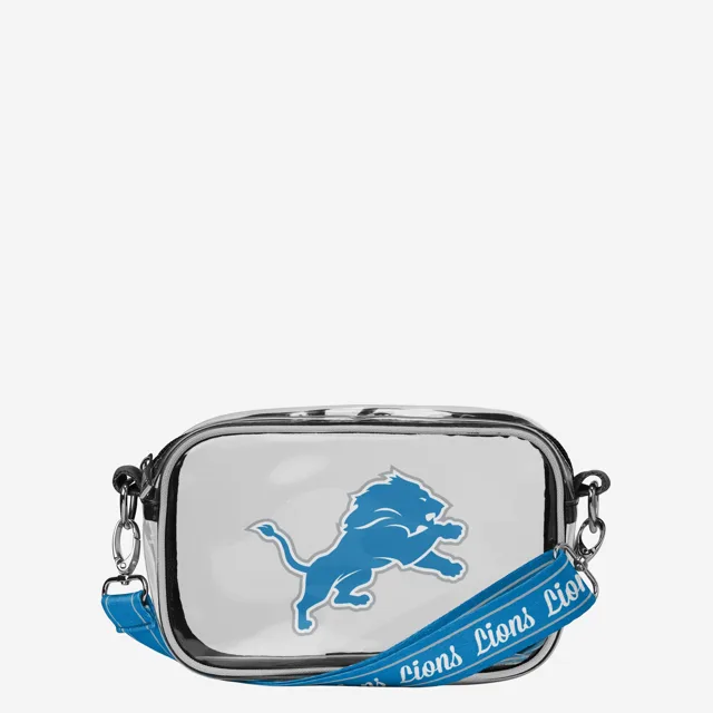Sac à bandoulière transparent Detroit Lions Team Stripe